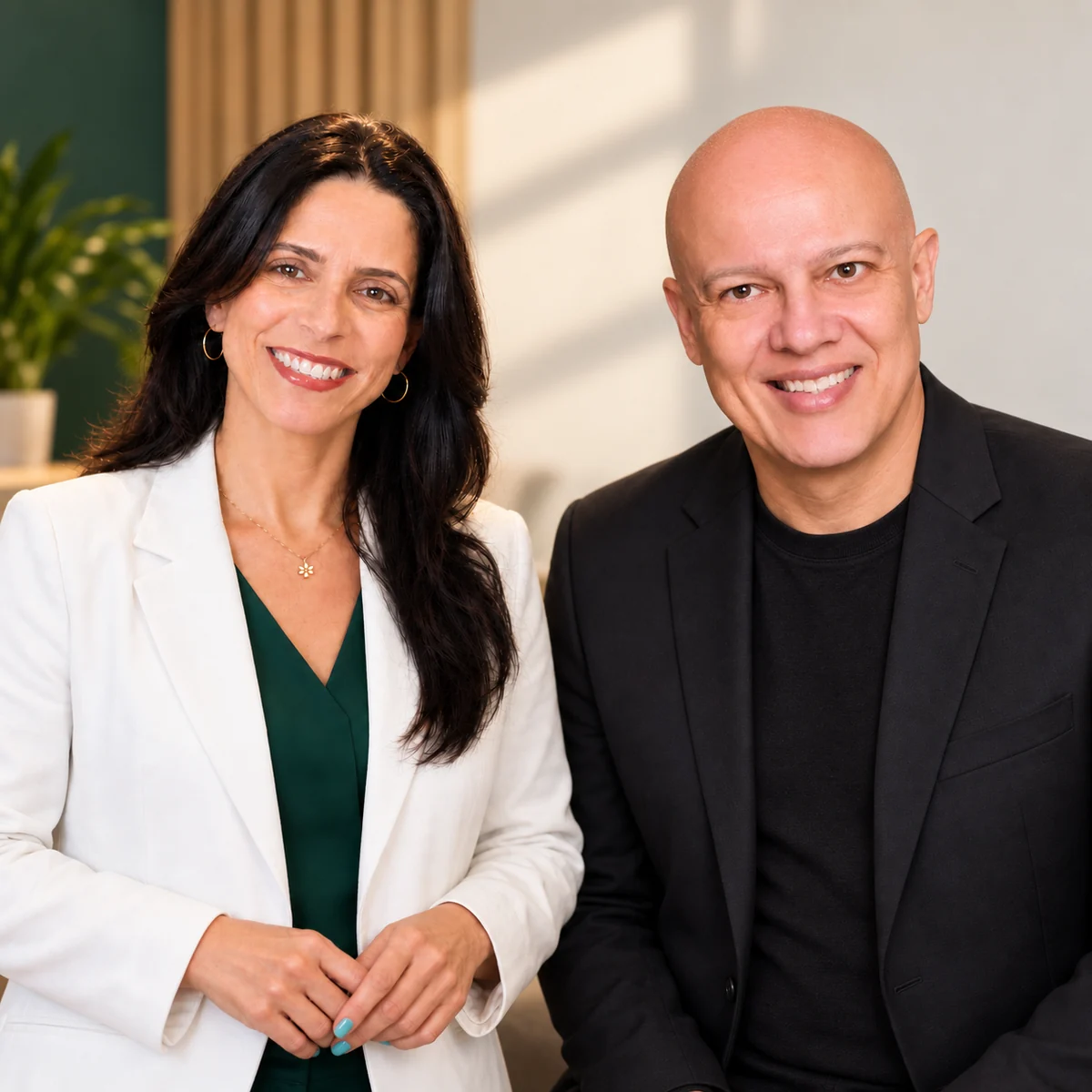 Adriana Saraiva e Albano Oliveira